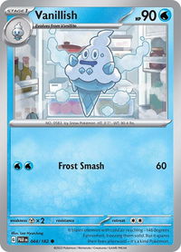 Vanillish - 044/182 - SV04: Paradox Rift (PAR) #044/182 - Common Pokémon Trading Card