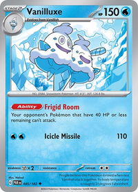 Vanilluxe - SV04: Paradox Rift (PAR) #045/182 - Uncommon Pokémon Trading Card