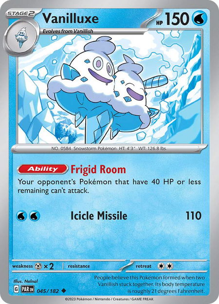 Vanilluxe - SV04: Paradox Rift Pokémon trading card