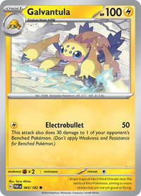 Galvantula - SV04: Paradox Rift (PAR) #065/182 - Common Pokémon Trading Card