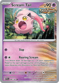 Scream Tail - SV04: Paradox Rift (PAR) #086/182 - Uncommon Pokémon Trading Card