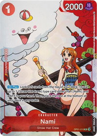Nami (Gift Collection 2023) - One Piece Promotion Cards (OP-PR) #OP01-016 - Rare One Piece Trading Card