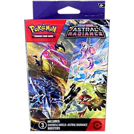 Astral Radiance 3 Pack Hanger Box trading card from SWSH10: Astral Radiance Astral Radiance 3 Pack Hanger Box - SWSH10: Astral Radiance Pokémon trading card