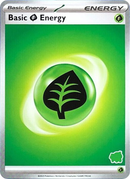 Basic Grass Energy trading card from My First Battle Basic Grass Energy - My First Battle Pokémon trading card