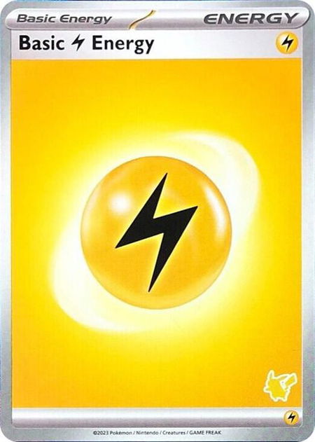 Basic Lightning Energy - My First Battle Pokémon trading card