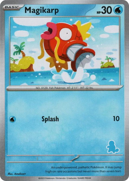 Magikarp trading card from My First Battle Magikarp - My First Battle Pokémon trading card