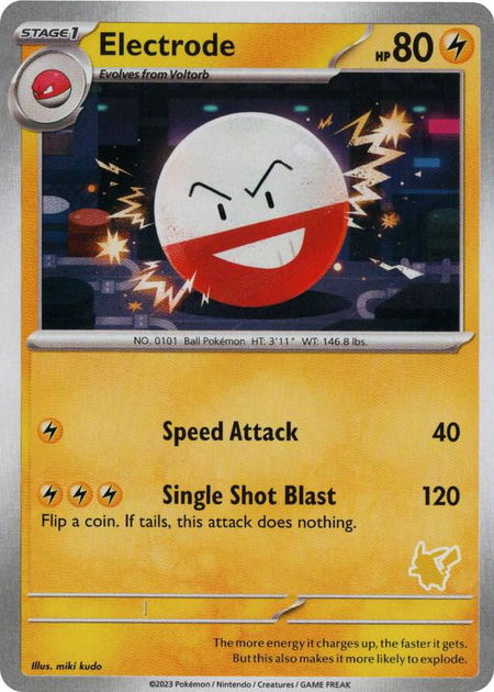 Electrode - My First Battle Pokémon trading card