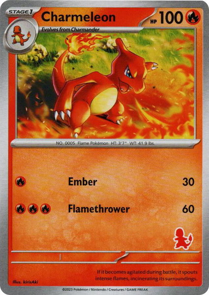 Charmeleon trading card from My First Battle Charmeleon - My First Battle Pokémon trading card