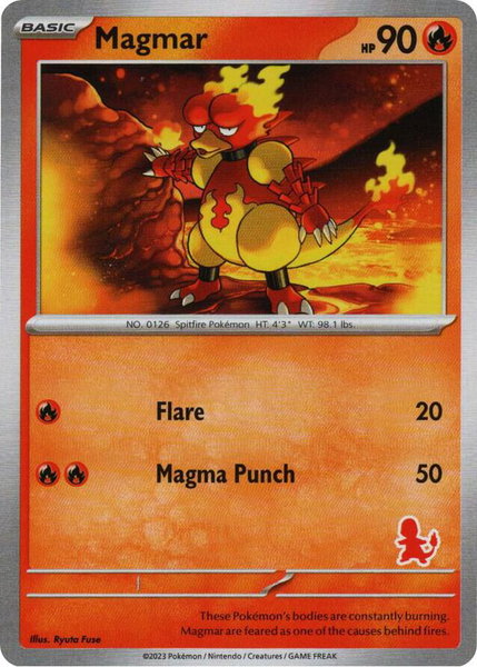 Magmar trading card from My First Battle Magmar - My First Battle Pokémon trading card