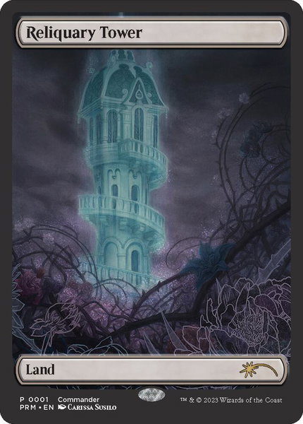 Reliquary Tower (Full Art) - MagicFest Cards Magic: The Gathering trading card