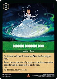 Bibbidi Bobbidi Boo - Rise of the Floodborn (2) #96/204 - Rare Disney Lorcana Trading Card