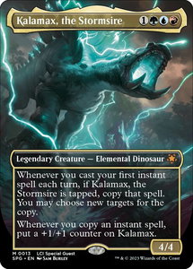 Kalamax, the Stormsire (Borderless) - Special Guests (SPG) #13 - Mythic Rare Magic: The Gathering Trading Card