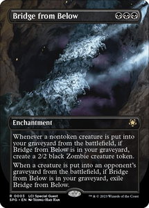 Bridge from Below (Borderless) - Special Guests (SPG) #3 - Rare Magic: The Gathering Trading Card