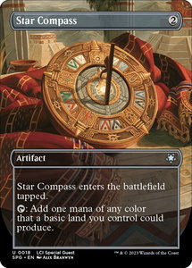 Star Compass (Borderless) - Special Guests (SPG) #18 - Uncommon Magic: The Gathering Trading Card