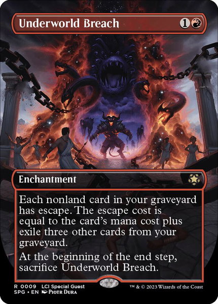 Underworld Breach (Borderless) trading card from Special Guests Underworld Breach (Borderless) - Special Guests Magic: The Gathering trading card