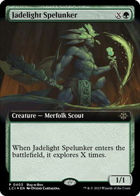 Jadelight Spelunker (Extended Art) - Buy-A-Box Promos (BABP) #403 - Promo Magic: The Gathering Trading Card