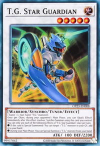 T.G. Star Guardian - OTS Tournament Pack 23 (OP23) #OP23-EN008 - Super Rare YuGiOh Trading Card