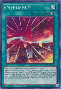 EMERGENCY! - OTS Tournament Pack 23 (OP23) #OP23-EN010 - Super Rare YuGiOh Trading Card