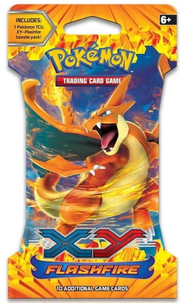 Flashfire Sleeved Booster Pack trading card from XY - Flashfire Flashfire Sleeved Booster Pack - XY - Flashfire Pokémon trading card