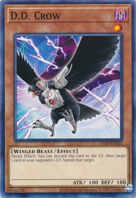 D.D. Crow - OTS Tournament Pack 23 YuGiOh trading card