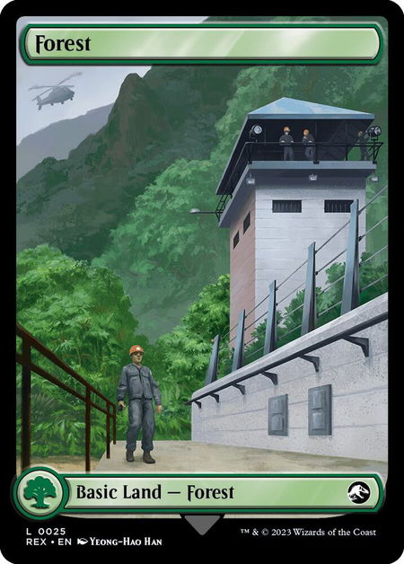 Forest - Universes Beyond: Jurassic World Collection Magic: The Gathering trading card