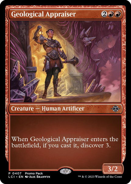Geological Appraiser trading card from Promo Pack: The Lost Caverns of Ixalan Geological Appraiser - Promo Pack: The Lost Caverns of Ixalan Magic: The Gathering trading card