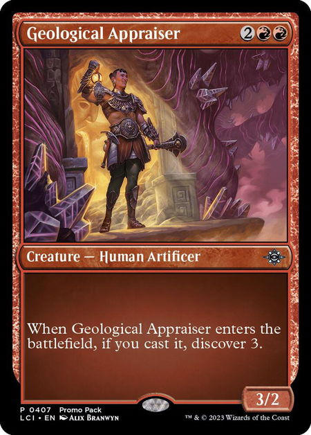 Geological Appraiser - Promo Pack: The Lost Caverns of Ixalan Magic: The Gathering trading card