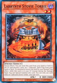 Labrynth Stovie Torbie - OTS Tournament Pack 23 (OP23) #OP23-EN004 - Super Rare YuGiOh Trading Card
