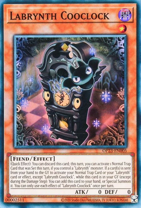 Labrynth Cooclock - OTS Tournament Pack 23 YuGiOh trading card