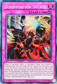 Dinomorphia Intact - OTS Tournament Pack 23 (OP23) #OP23-EN013 - Super Rare YuGiOh Trading Card