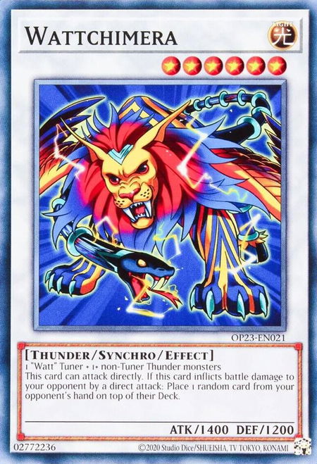Wattchimera - OTS Tournament Pack 23 YuGiOh trading card