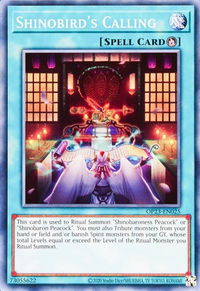 Shinobird's Calling - OTS Tournament Pack 23 (OP23) #OP23-EN025 - Common / Short Print YuGiOh Trading Card