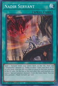 Nadir Servant - 25th Anniversary Rarity Collection (RA01) #RA01-EN062 - Super Rare YuGiOh Trading Card