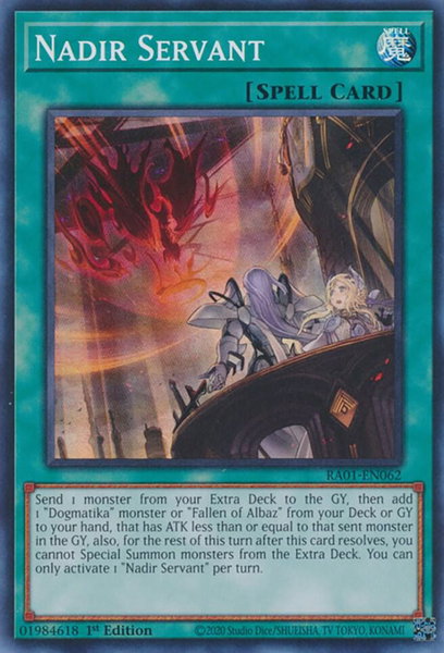 Nadir Servant - 25th Anniversary Rarity Collection YuGiOh trading card