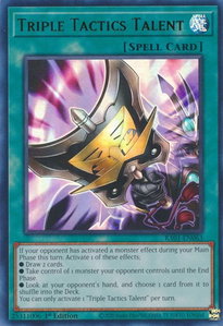Triple Tactics Talent (UR) - 25th Anniversary Rarity Collection (RA01) #RA01-EN063 - Ultra Rare YuGiOh Trading Card