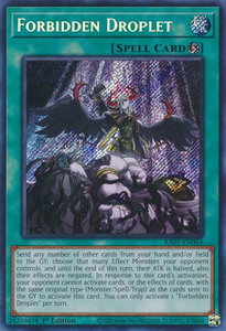 Forbidden Droplet (Secret Rare) - 25th Anniversary Rarity Collection (RA01) #RA01-EN064 - Secret Rare YuGiOh Trading Card