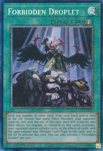 Forbidden Droplet (PCR) - 25th Anniversary Rarity Collection YuGiOh trading card