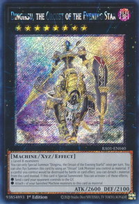 Dingirsu, the Orcust of the Evening Star (Platinum Secret Rare) - 25th Anniversary Rarity Collection (RA01) #RA01-EN040 - Platinum Secret Rare YuGiOh Trading Card