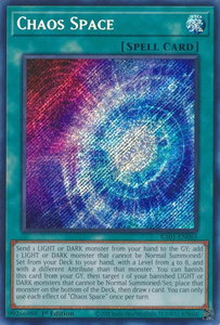 Chaos Space (Secret Rare) - 25th Anniversary Rarity Collection (RA01) #RA01-EN065 - Secret Rare YuGiOh Trading Card