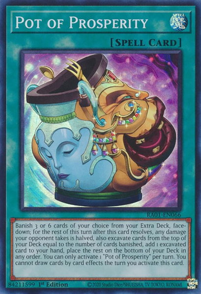 Pot of Prosperity trading card from 25th Anniversary Rarity Collection Pot of Prosperity - 25th Anniversary Rarity Collection YuGiOh trading card