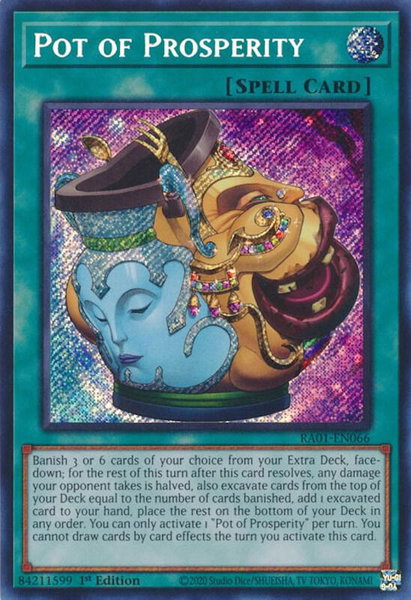 Pot of Prosperity (Secret Rare) - 25th Anniversary Rarity Collection YuGiOh trading card