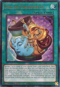 Pot of Prosperity (PUR) - 25th Anniversary Rarity Collection (RA01) #RA01-EN066 - Prismatic Ultimate Rare YuGiOh Trading Card