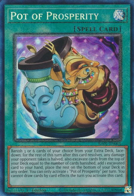 Pot of Prosperity (PCR) - 25th Anniversary Rarity Collection YuGiOh trading card