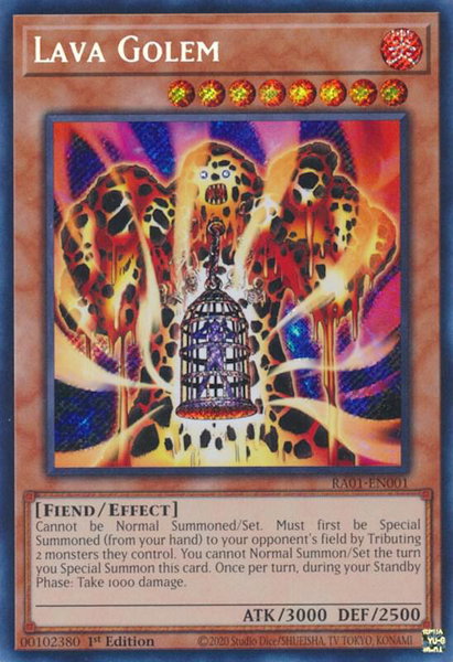 Lava Golem (Secret Rare) - 25th Anniversary Rarity Collection YuGiOh trading card