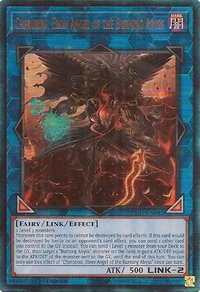 Cherubini, Ebon Angel of the Burning Abyss (PUR) - 25th Anniversary Rarity Collection (RA01) #RA01-EN042 - Prismatic Ultimate Rare YuGiOh Trading Card