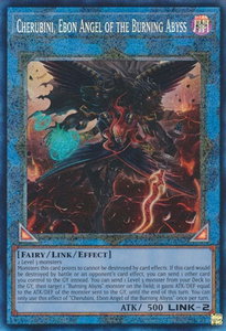 Cherubini, Ebon Angel of the Burning Abyss (PCR) - 25th Anniversary Rarity Collection (RA01) #RA01-EN042 - Prismatic Collector's Rare YuGiOh Trading Card