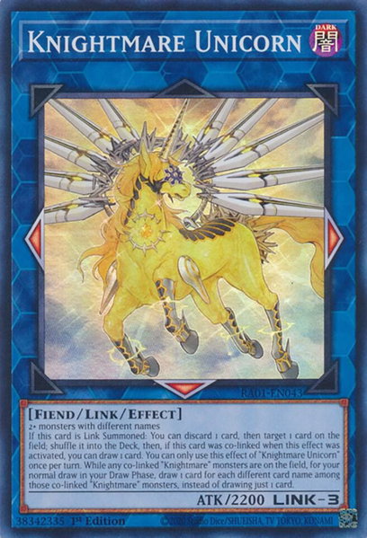 Knightmare Unicorn - 25th Anniversary Rarity Collection YuGiOh trading card