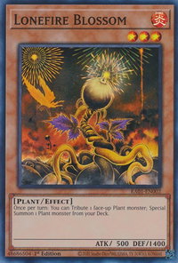 Lonefire Blossom - 25th Anniversary Rarity Collection (RA01) #RA01-EN002 - Super Rare YuGiOh Trading Card