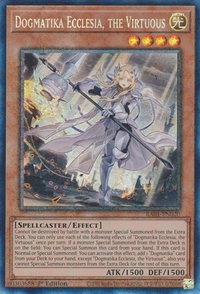 Dogmatika Ecclesia, the Virtuous (PCR) - 25th Anniversary Rarity Collection (RA01) #RA01-EN020 - Prismatic Collector's Rare YuGiOh Trading Card