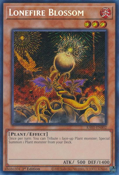 Lonefire Blossom (Secret Rare) - 25th Anniversary Rarity Collection YuGiOh trading card